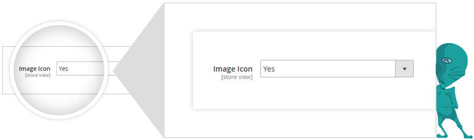 store selector